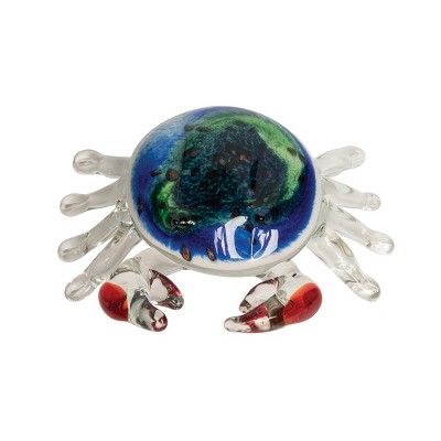 Beachcombers Glass Crab Figure Figurine