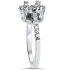 Pompeii3 1/2ct SI Pave Halo Diamond Engagement Ring Setting 14K White Gold - 4 of 4