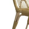 VASIP Outdoor PE Wicker Dining Chairs Set of 2,All-Weather Rattan Patio Chairs for Backyard, Poolside & Garden,Natural - 4 of 4