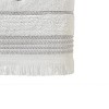 SKL Home By Saturday Knight Ltd Casual Monogram Bath Towel O - 28X54", White - 2 of 3