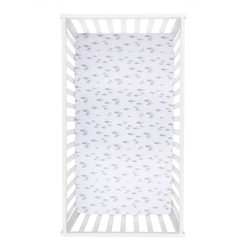 Trend Lab Fitted Crib Sheet - Mountain Baby, 3 of 6