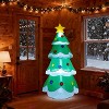 Paaaawaters 5 FT Inflatable Christmas Tree, LED Light up Xmas Tree Blow up Decorations - 4 of 4