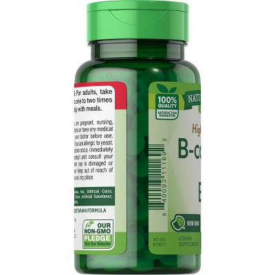 High Potency Vegan B-Complex Plus B-12 Tablets