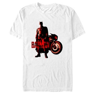 Men's The Batman Red Batcycle T-Shirt - 1 of 4
