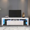 KTMBDW TV Stand for 55/70 Inch TVs, Entertainment Center with Storage Drawers, LED Light, Media Console Living Room Furniture - 2 of 4