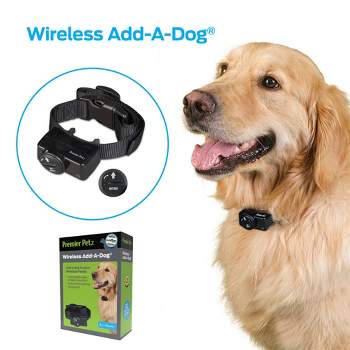 Premier Pet Adjustable Wireless Add-A-Dog Collar - Black