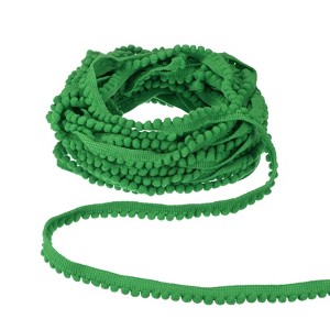 Unique Bargains Nylon Multipurpose Use Lightweight Good Elasticity Ball Fringe Trim - 1 of 4