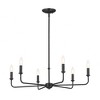 Kichler Lighting Pallas 6 - Light Chandelier in  Black - 4 of 4