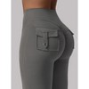 DOMETOUR Flare Leggings with Pockets for Women Yoga Leggings Workout Leggings - 3 of 3