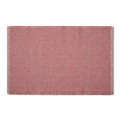 Design Imports Miniature Diamonds - Barn Red - 2 X 3 Ft