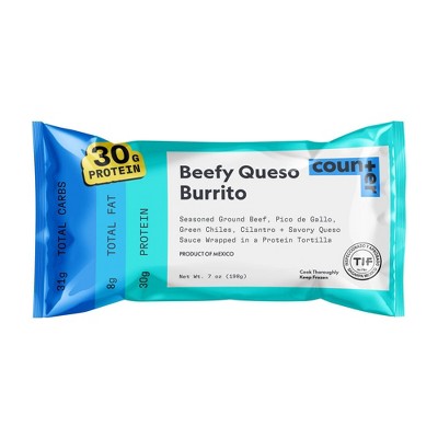 Frozen Beefy Queso Burrito - 7oz