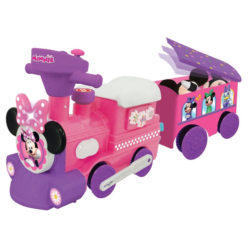 Kiddieland Disney Minnie Mouse Ride-On Motorized Train With Track, 1 of 4