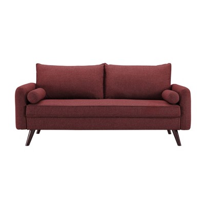 Christine Sofa Burgundy - Lifestyle Solutions