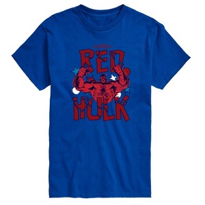 Men's - Marvel - Captain America Scribble Red Hulk Short Sleeve Graphic T-Shirt - 1 of 4