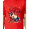 Dadbod And Freedom Men's Patriotic Parody Funny T-Shirt - 4 of 4