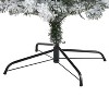 8ft. Flocked Spruce Artificial Christmas Tree with 500 Clear Lights & 1186 Branches – Majestic Winter Wonderland X-Mas Display - 4 of 4