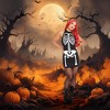 Glow-In-The-Dark Skeleton Women's Costume Dress - image 4 of 4