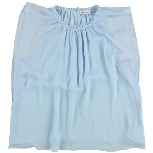 Calvin Klein Womens Chiffon Flutter Sleeve Pullover Blouse - 1 of 1