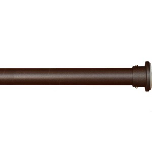 Versailles Indoor/Outdoor Stainless Steel Heavy Duty Curtain Tension Rod for Windows Bronze - 1 of 4