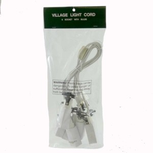 Department 56 Villages 3.0 Inch Six Socket Light Cord Village Accessories Electric Village Accessories - 1 of 2