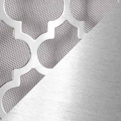 Brushed Nickel 26.5" Modern Table Lamps with Linen Shades, Set of 2