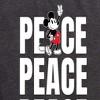 Women's - Disney - Mickey Peace Short Sleeve Graphic T-Shirt - 2 of 4