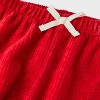 Baby Girls' 2pc Peanuts Little Snoopy Christmas Bodysuit and Pants Set - Red - 4 of 4