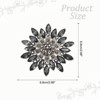 Unique Bargains Rhinestone Sunflower Brooch Pin - 2 of 4