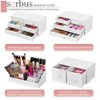 Sorbus Large 12 Drawers Makeup Organizer with Lipstick Slots & Makeup Brush Holders - 4 of 4