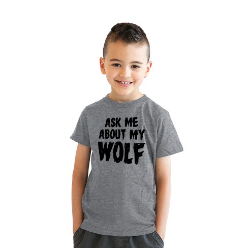 Youth Ask Me Why I Like Full Moons Awesome Werewolf T shirt Disguise for Kids - Crazy Dog Youth T Shirt - image 1 of 4