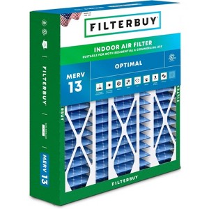 Filterbuy 20x25.25x3.5 Air Filter (1-Pack), Pleated MERV 13 Health Defense Replacement HVAC AC Furnace Filters for Aprile Space-Gard 102 / 2120 - 1 of 4
