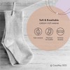 Cozyway Ankle Cotton Toddler Socks - 12 Pack Stretch Toddler Girl Socks, Toddler Boy Socks, Black/White/Gray, 1T-3T, Unisex - image 4 of 4