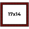 PosterPalooza | Weathered Red Picture Frame - UV Acrylic, Backing Board, Hanging Hardware Included - 2 of 4