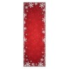Christmas Snowflake Area Rug, Indoor Floor Carpet Washable with Non Slip Backing, Low Pile Stain Resistant Floor Mat for Living Room, Nursery - 3 of 4