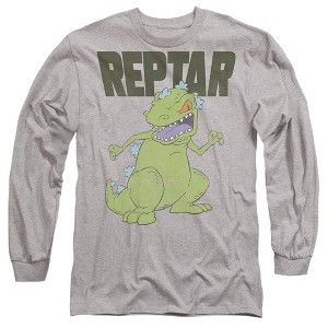 Men’s Rugrats Reptar Big Long Sleeve T-Shirt - 1 of 4