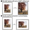 Americanflat 16x20 Vintage Picture Frame with Mat and Beaded Accents and Plexiglass Front Cover - 4 of 4