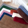 Cotton Bath Mat Set- 2 Piece 100 Percent Cotton Mats- Reversible, Soft, Absorbent Bathroom Rugs By Hastings Home (Taupe) - 2 of 4