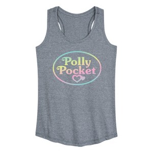 Women's - Polly Pocket - Polly Pocket Ombre Logo Graphic Racerback Tank - 1 of 4