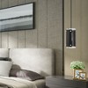 Livex Lighting Barcelona 1 - Light Pendant in  Black/Brushed Nickel - 3 of 4