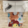 Unique Loom Kamala Washable Collection Area Rug - Bubbles - 3 of 4