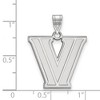 Black Bow Jewelry 14k White Gold Villanova Wildcats NCAA Large Pendant - 2 of 3