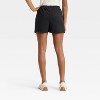 Women's Streetwear Graphic Shorts - Black - 2 of 3