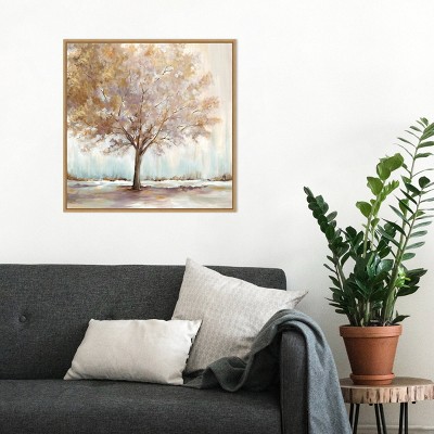 22" x 22" Infinite Peace Framed Canvas Wall Art