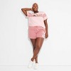Women's Hello Kitty Surfer Skimmer Short Sleeve Graphic T-Shirt - Pink - 3 of 3