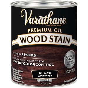 Varathane Semi-Transparent Black Cherry Oil-Based Urethane Modified Alkyd Wood Stain 1 qt - 1 of 1