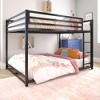 DHP Miles Metal Full over Full Bunk Bed, Black - 3 of 4