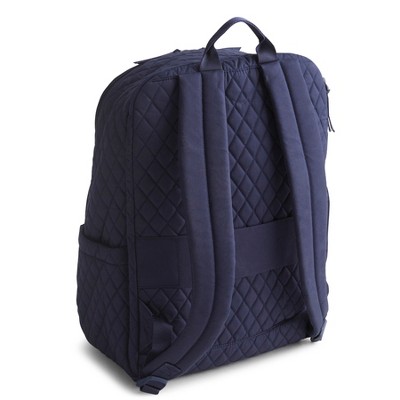 Рюкзаки Vera Bradley Women's Outlet Cotton Essential Large Backpack Peacoat — фото 2