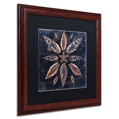 Trademark Fine Art -Color Bakery 'Maritime Blues VII' Matted Framed Art