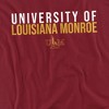 Men's University of Louisiana Monroe Official Stacked T-Shirt - 2 of 4
