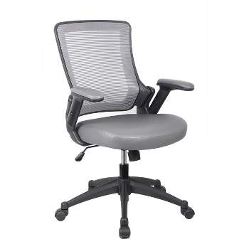 Executive Mid Back Pillow Top Chair Black - Boss Office Products : Target